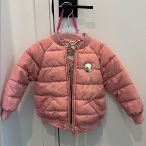 Huxbaby Pink Puffer Jacket for Kids